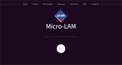 Desktop Screenshot of micro-lam.com